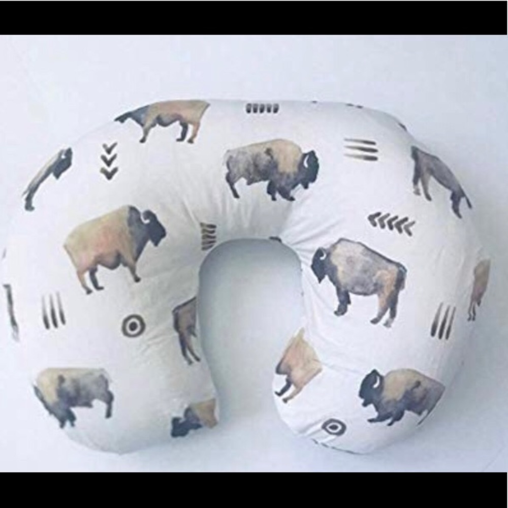 Boppy pillow with 2 boy covers